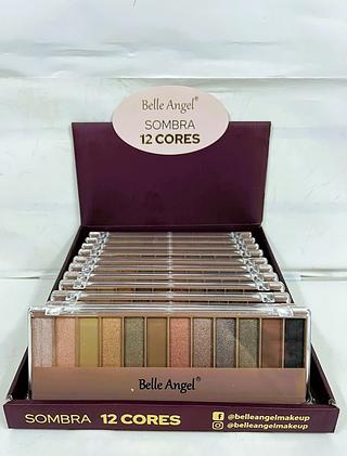 Paleta de Sombras 12cores/ 12pcs BELLE ANGEL