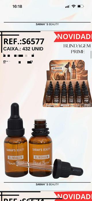 Blindagem primer c/24pcs (S6577) Sarah's