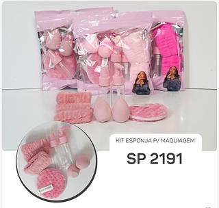 Kit esponja para maquiagem C/6pcs Sabrina sato
