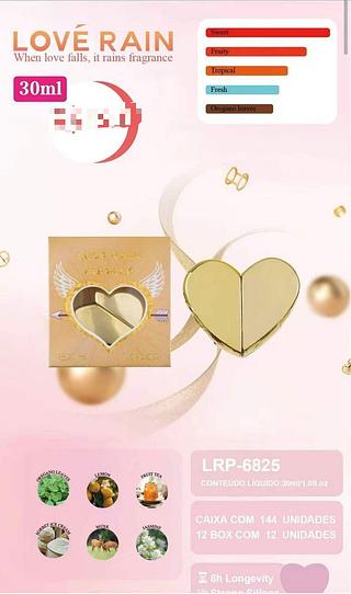 Perfume /12pcs Love Rain