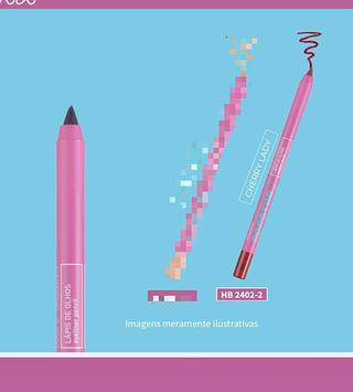 Lapis de olhos (CHERRY LADY) hot blink /12pcs Ruby Rose