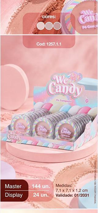 Po compacto we candy /24pcs VIVAI