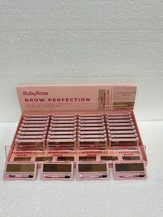 Sombra para Sobrancelhas c/36pcs RUBY ROSE