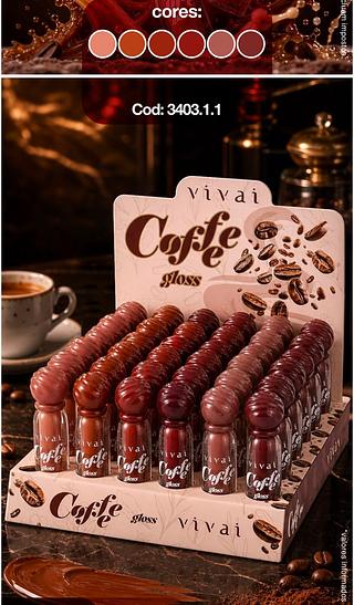 Gloss coffee c/36pcs VIVAI