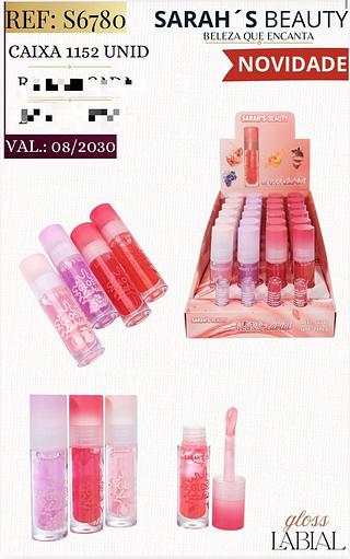 Gloss labial c/24pcs Sarah´s Beauty