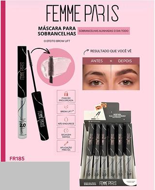 Mascara para sobrancelha /24pcs FEMME PARIS