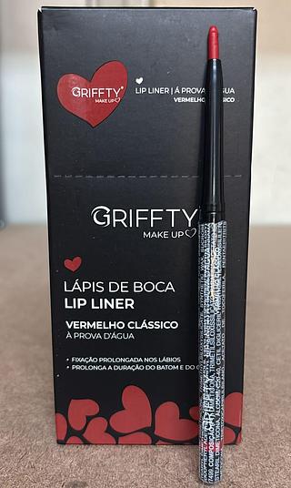 Lápis Labial (Vermelho Clássico) c/24pçs Griffty
