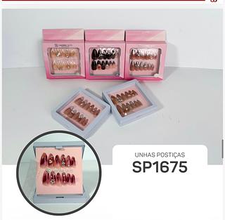 Unha postica em pvc c/12pcs SABRINA SATO