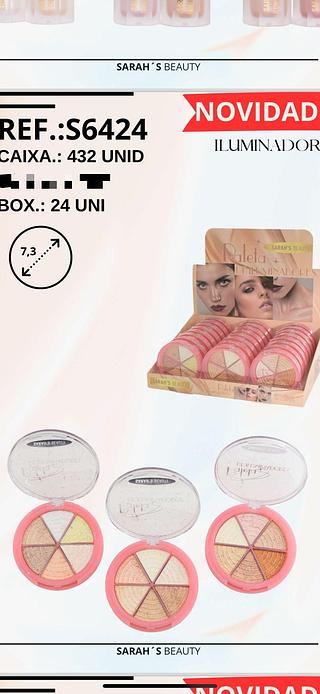 Iluminador c/24pcs （S6424) Sarah's