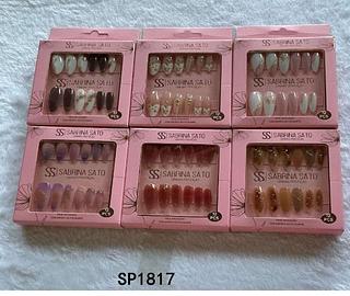 Unha postica em pvc c/12pcs SABRINA SATO