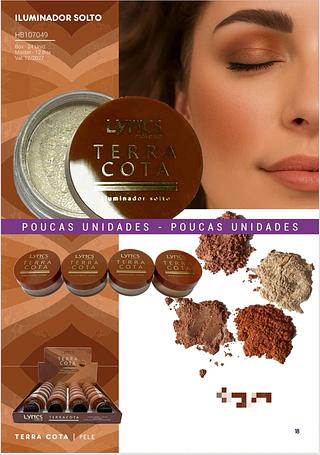 Iluminador solto terra cota C/24pcs Lyrics