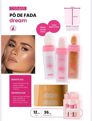 Pó de Fada Dream c/12pçs Pink21