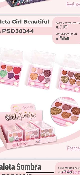 Paleta Girl Beautiful c/24pcs FEBELLA