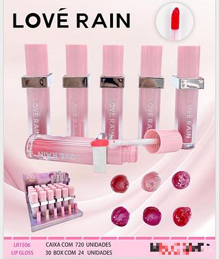 Lip Gloss c/24pçs Love Rain