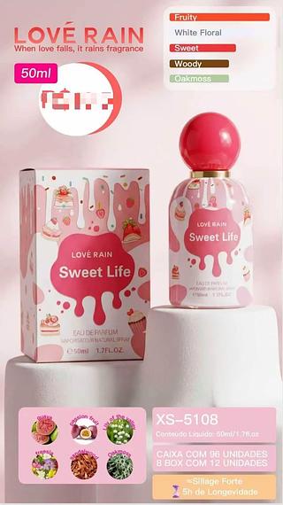 Perfume c/12pcs LOVE RAIN