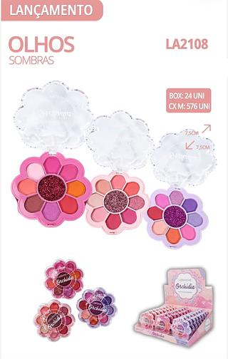 Paleta de sombras Orchidia/ 24pçs (LA2108) Labranche