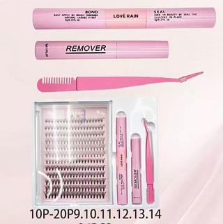Kit cilios（tufinho）/12pcs 10p-20p LOVE RAIN