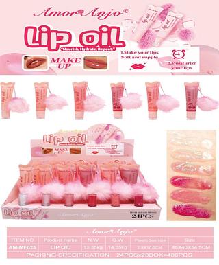 Lip OIL (com Pompom) c/24pçs Amor Anjo