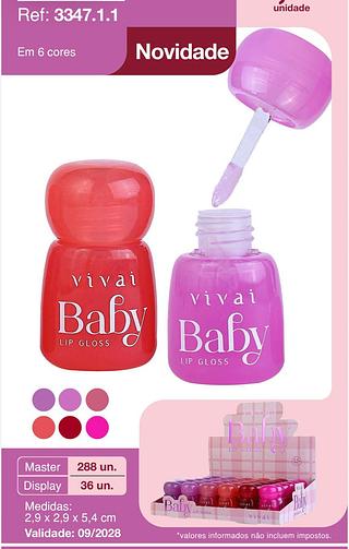 Lip gloss baby /36pcs VIVAI