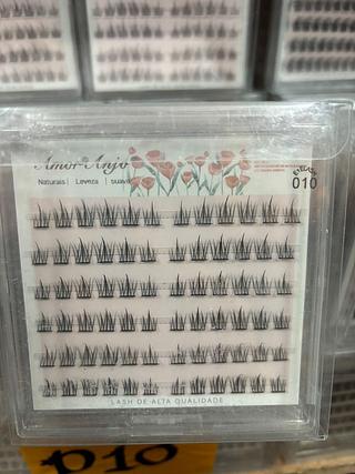 Cilios (Tufinho) c/12 cartelas Amor Anjo