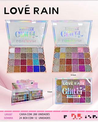 Paleta de glitter /12pcs Love Rain