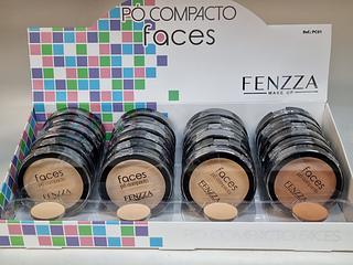 Po compacto faces Fenzza /24pçs