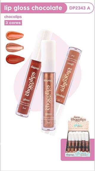 Lip Gloss Chocolate C/24pçs Dapop