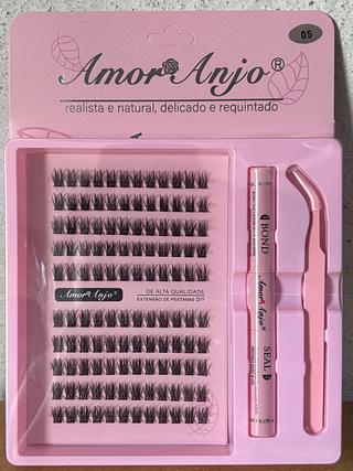 Kit Cilios (tufinho) c/10pçs Amor & Anjo