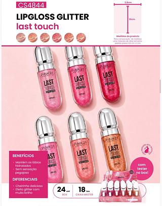 Li pgloss glitter last toush c/24pcs PINK 21
