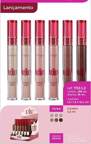 Corretivo liquido viv sort-2 /36pcs VIVAI