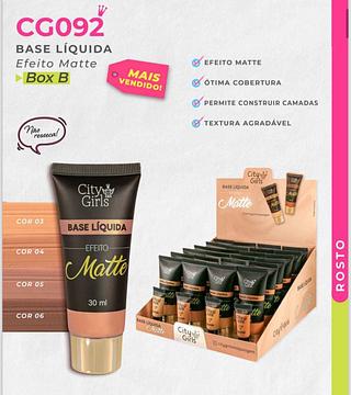 Base Liquida Matte B /24pcs CITY GIRLS