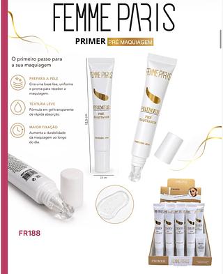 Primer pre maquiagem c/24pcs FEMME PARIS
