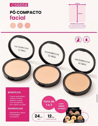 Po compacto/ 24UNID Pink21 (CS2356-B)