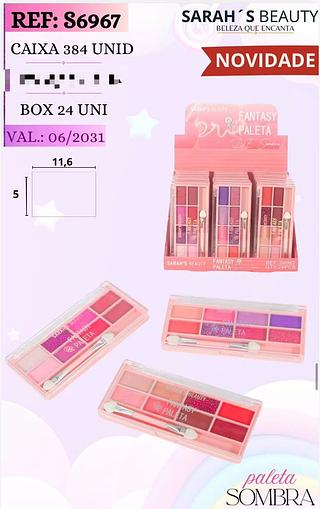 Paleta de sombra /24pcs SARAHS BEAUTY