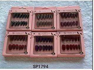 Unha postica em pvc c/12pcs SABRINA SATO