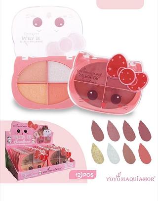 Paleta de sombras /12pcs Yoyo maquiagem