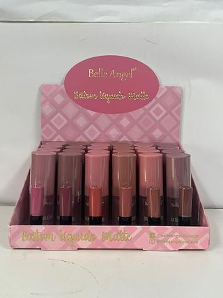 Batom liquido matte c/24pçs BELLE ANGEL