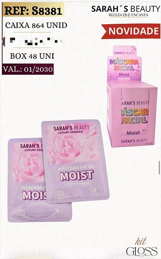 Mascara facial moist /48pcs SARAHS BEAUTY