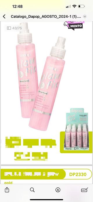 Bruma glow rose c/16pcs (DP2329) DAPOP