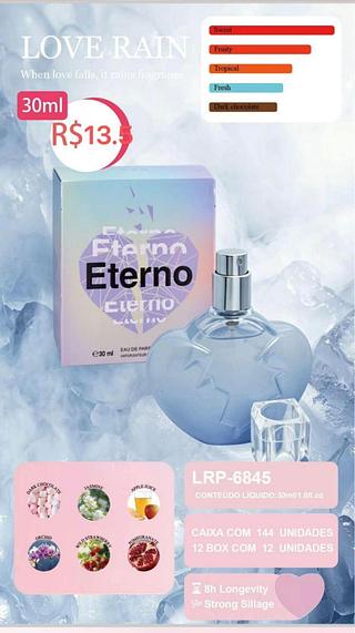 Perfume 30Ml /12pç Love Rain
