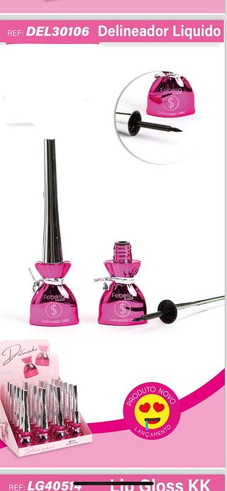 Delineador Liquido c/24pçs FEBELLA