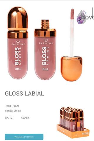 Gloss Labial/ 12pçs (JS01130-3) Jasmyne