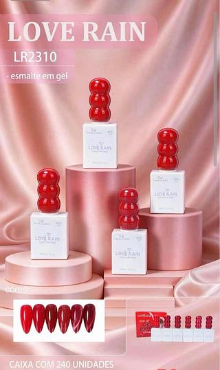 Esmalte em gel C/6pcs LOVE RAIN
