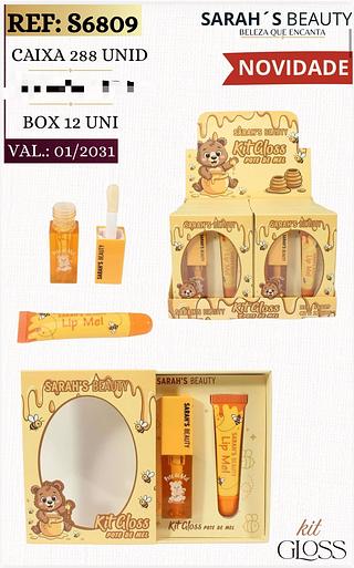 Kit gloss c/12pcs Sarah´s Beauty