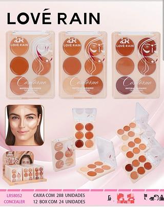 Paleta de corretivo c/24pcs LOVE RAIN