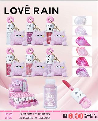 Lip oil c/24pcs LOVE RAIN