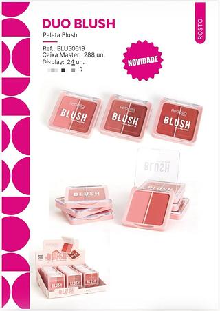 Duo blush /24pcs FEBELLA