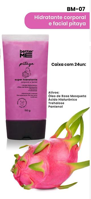 Hidratante coporal e facial pitaya c/24pcs BETTER ME (BTM0059)