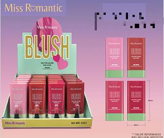 Blush em Bastao ON-THE-GLOW DIA A DIA C/24 Miss Romantic