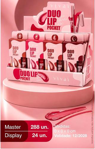 Duo lip pockte lapis e gloss c/24 VIVAI